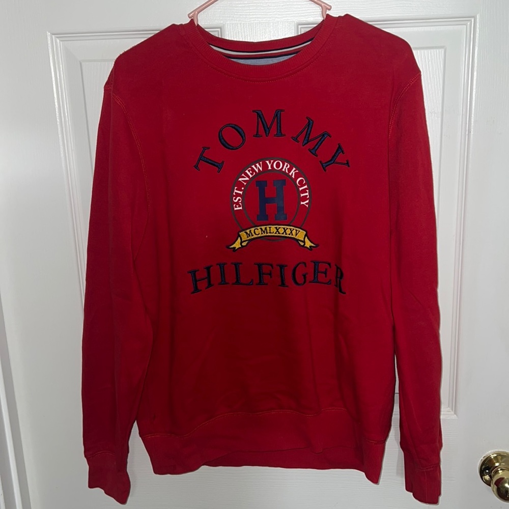 Tommy Hilfiger red crewneck
